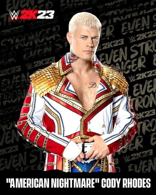 wwe2k23 artworks cody rhodes