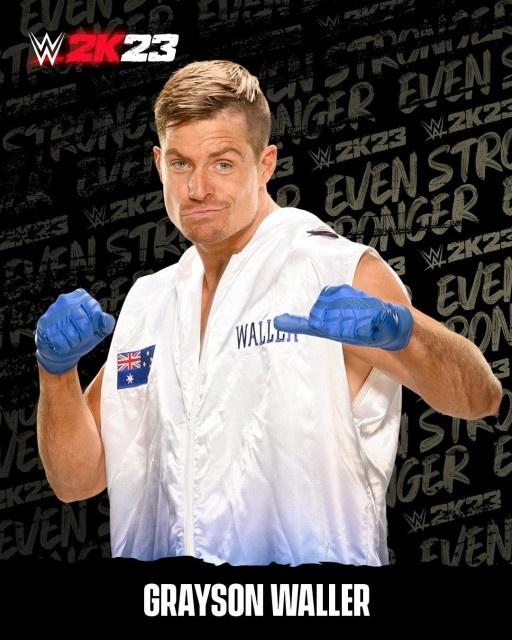 wwe2k23 artworks grayson waller