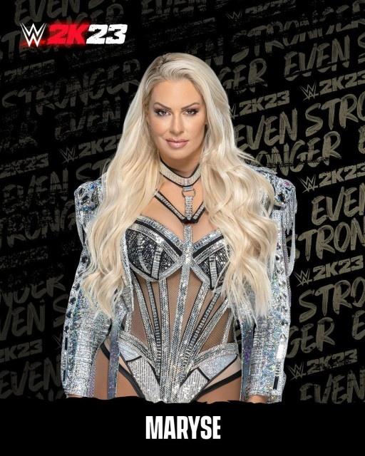wwe2k23 artworks maryse
