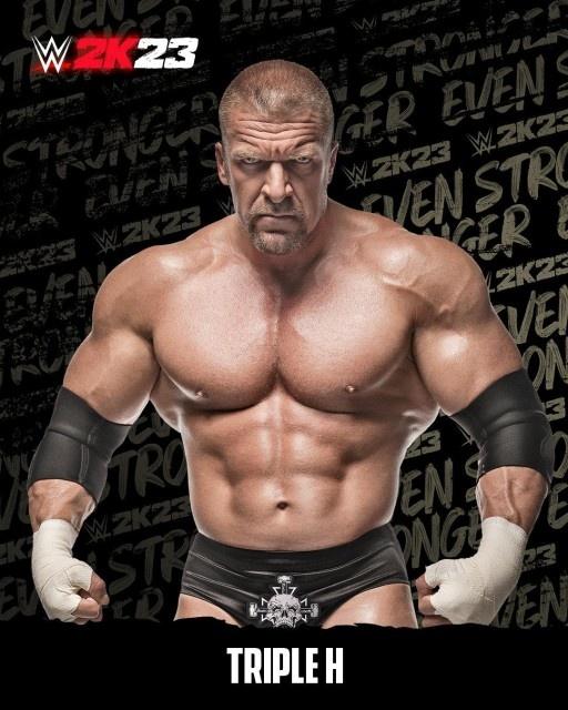 wwe2k23 artworks triple h