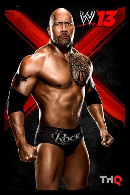 wwe13 artworks the rock