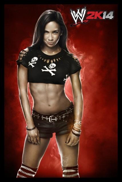 wwe2k14 artworks aj lee