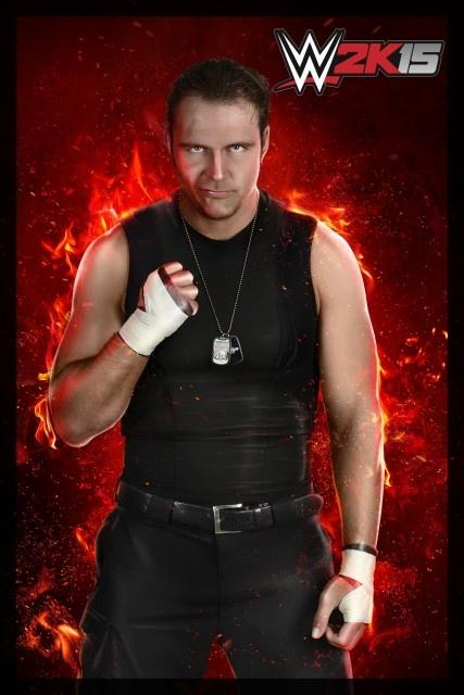 wwe2k15 artworks dean ambrose