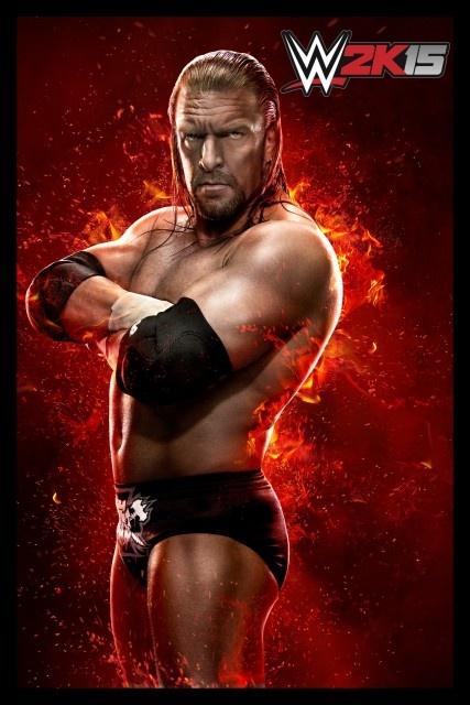 wwe2k15 artworks triple h retro