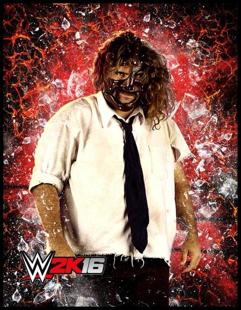 wwe2k16 artworks mankind wwe2k16 artworks mankind