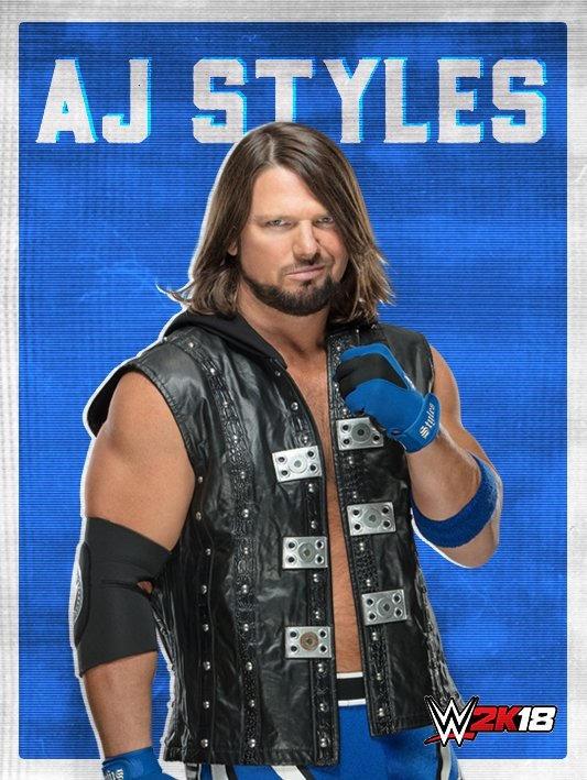 AJ Styles | WWE 2K18 Roster
