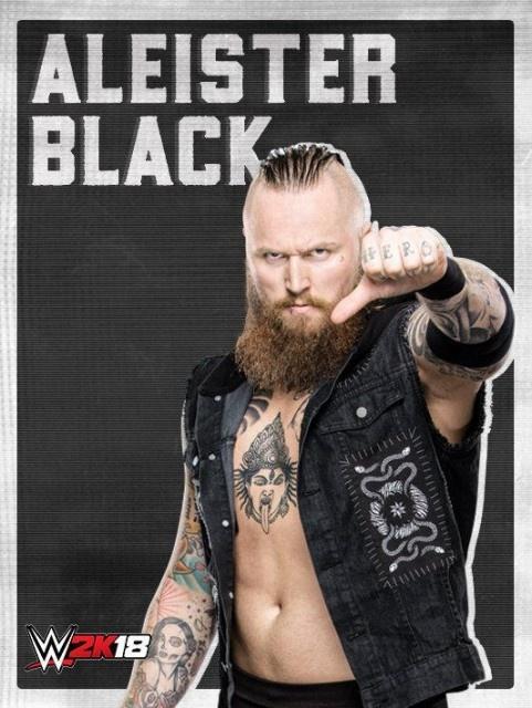 wwe2k18 artworks aleister black