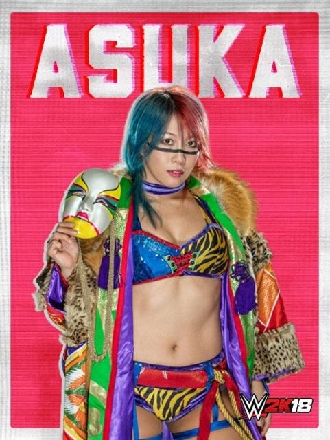 wwe2k18 artworks asuka