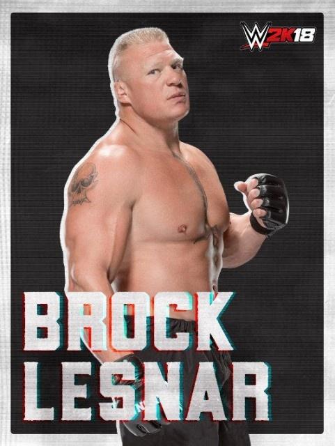 wwe2k18 artworks brock lesnar