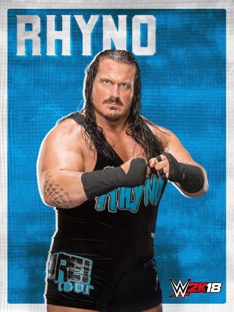 wwe2k18 artworks rhyno