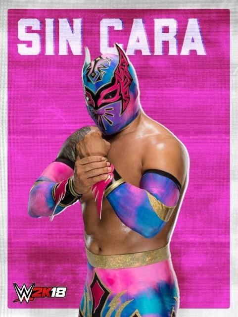 wwe2k18 artworks sin cara