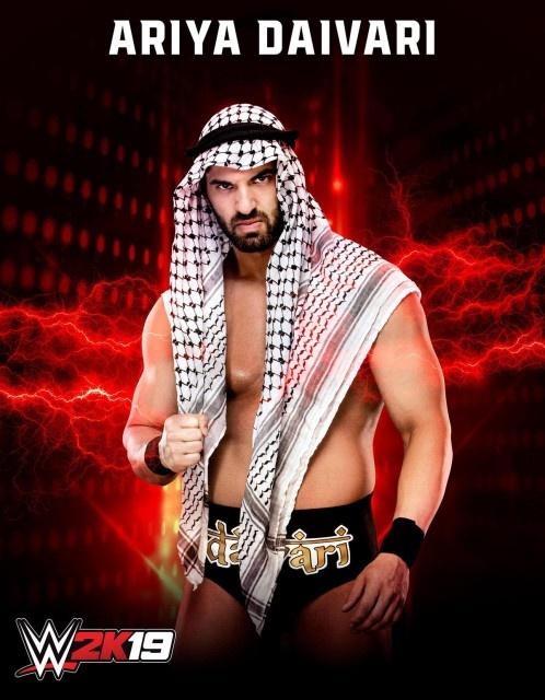 wwe2k19 artworks ariya daivari