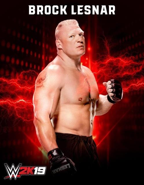 wwe2k19 artworks brock lesnar