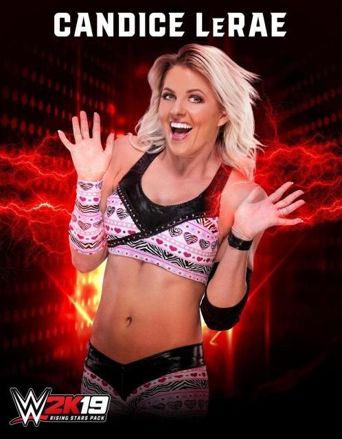 wwe2k19 artworks candice lerae