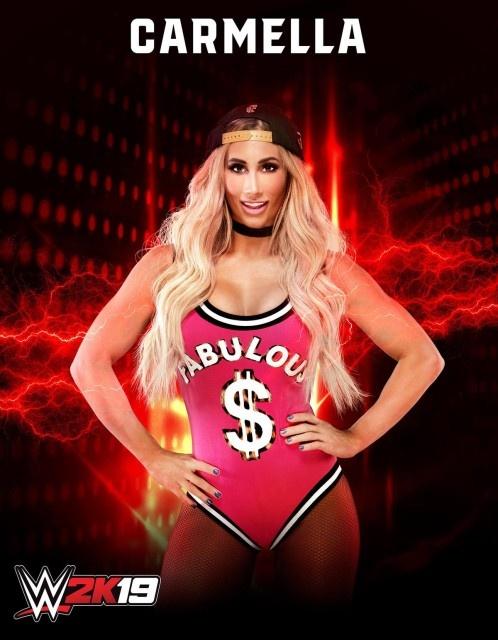 wwe2k19 artworks carmella