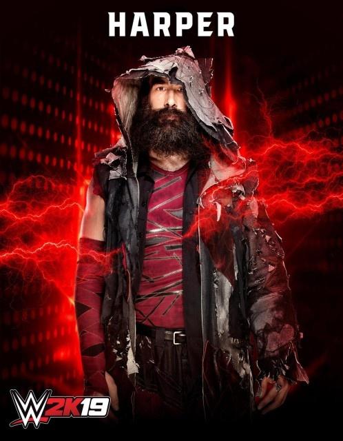 wwe2k19 artworks harper