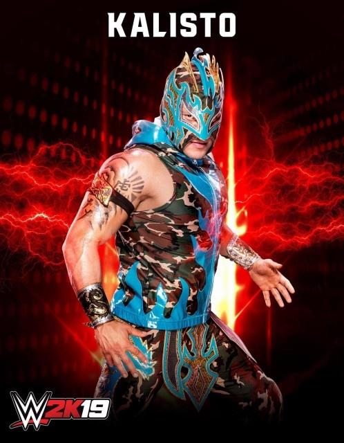 wwe2k19 artworks kalisto