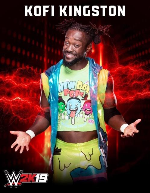 wwe2k19 artworks kofi kingston