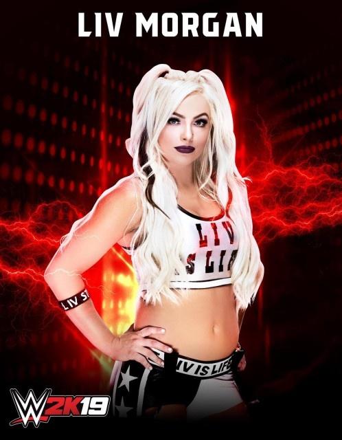 wwe2k19 artworks liv morgan