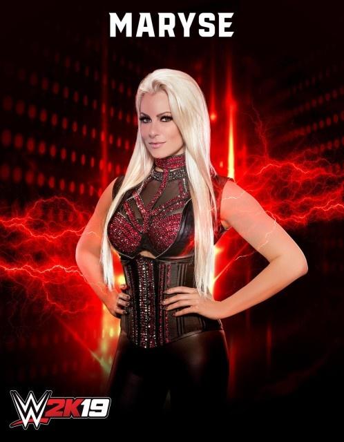 wwe2k19 artworks maryse