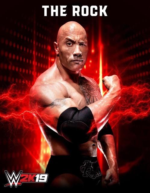 wwe2k19 artworks the rock