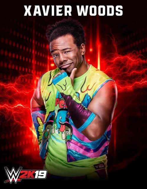 wwe2k19 artworks xavier woods