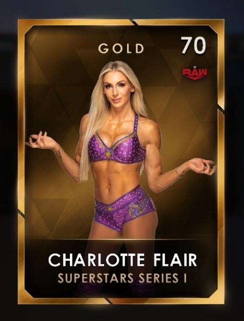 1 superstarseries 1 raw collectionset1 1 charlotteflair 70