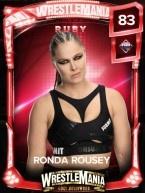 premium wrestlemania39 collectionset3 2 rondarousey 83