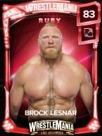 premium wrestlemania39 collectionset4 1 brocklesnar 83