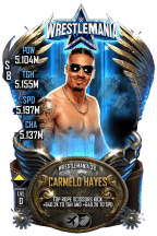 supercard carmelohayes s8 wrestlemania38
