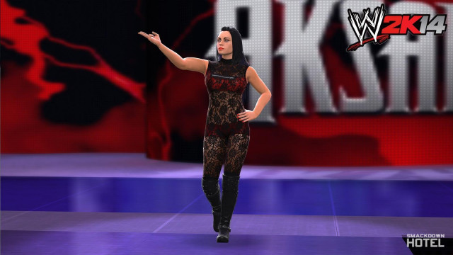 WWE2K14 AksanaEntranceRamp WWE2K14 AksanaEntranceRamp