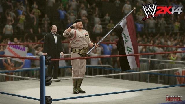 WWE2K14 SgtSlaughterWM7