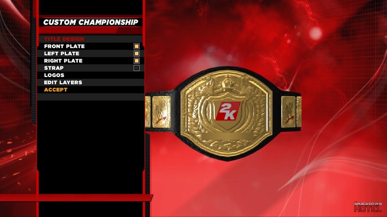 WWE2K14 Create Championship