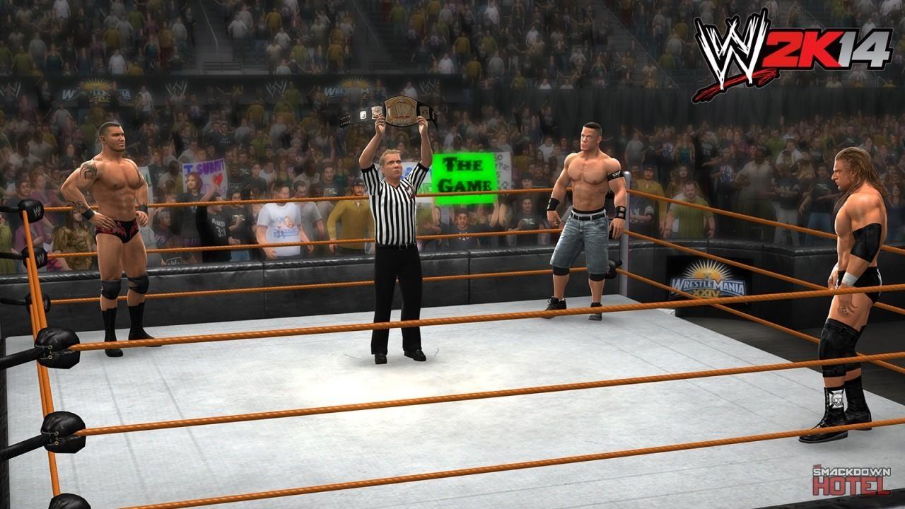 WWE2K14 Orton TripleH Cena