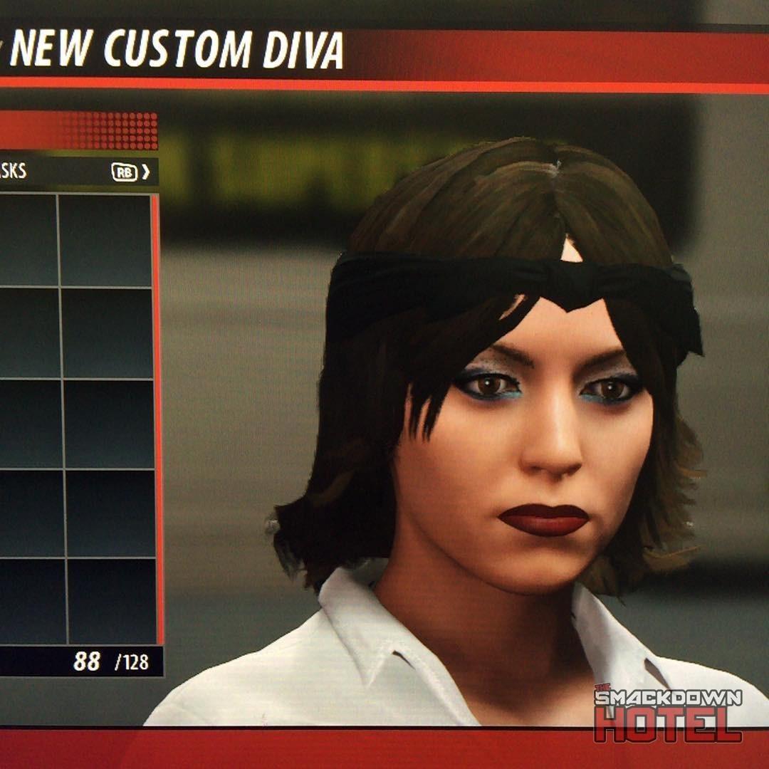 WWE 2K16: Screenshot featuring Create A Diva WWE 2K16