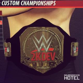 WWE 2K16: First Screenshot featuring Create A Championship