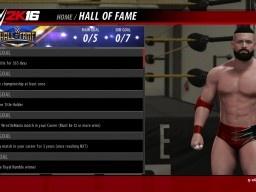 WWE2K16 Career HallOfFame