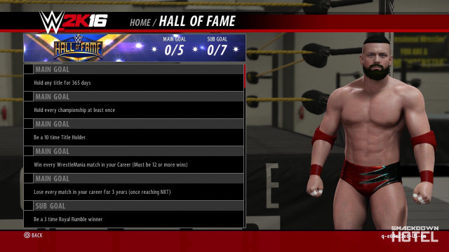 WWE2K16 Career HallOfFame WWE2K16 Career HallOfFame
