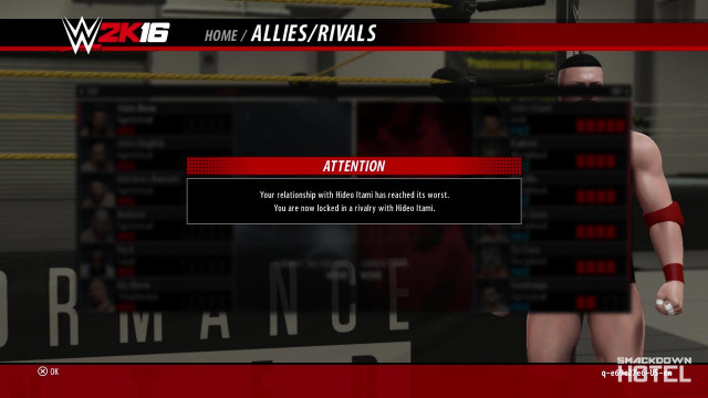 WWE2K16 Career Rivalry WWE2K16 Career Rivalry