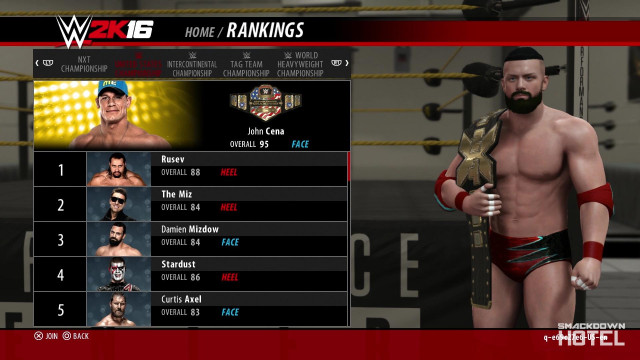 WWE2K16 Career US Title WWE2K16 Career US Title