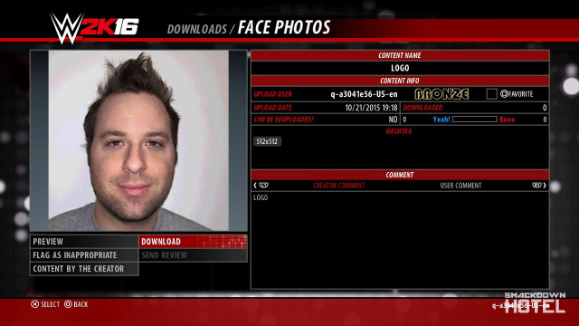 WWE2K16 ImportFace1 WWE2K16 ImportFace1