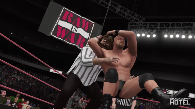 WWE2K16 Launch StunnerMankind WWE2K16 Launch StunnerMankind