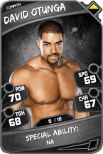 Super card  david otunga 1  common 5381 216