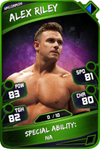 Super card  alex riley 2  uncommon 5419 216