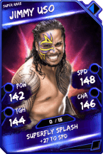 Super card  jimmy uso 4  super rare 5637 216