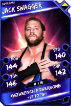 Super card  jack swagger 4  super rare 5630 216