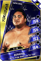 Super card  yokozuna 4  super rare  loyalty 5721 216