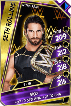 Seth rollins - ultra rare (loyalty rtg)