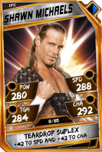 Super card  shawn michaels 6  epic 5877 216