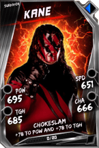 Super card  kane 8  survivor 5964 216